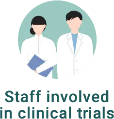 Staff involved in clinical trials